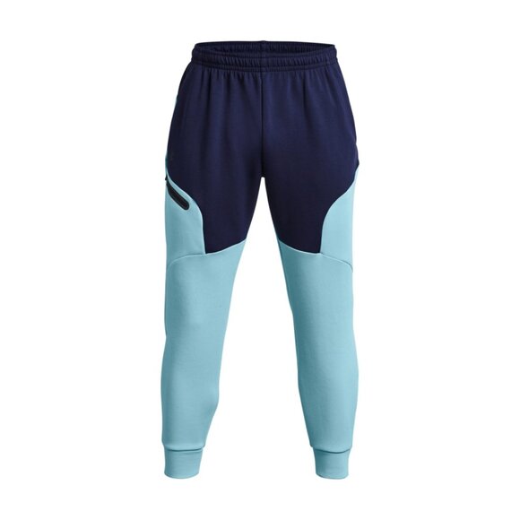 Nwt $100 Men's LARGE Under Armour Unstoppable Fleece Jogger Pants 1379808 490 L - Picture 3 of 4